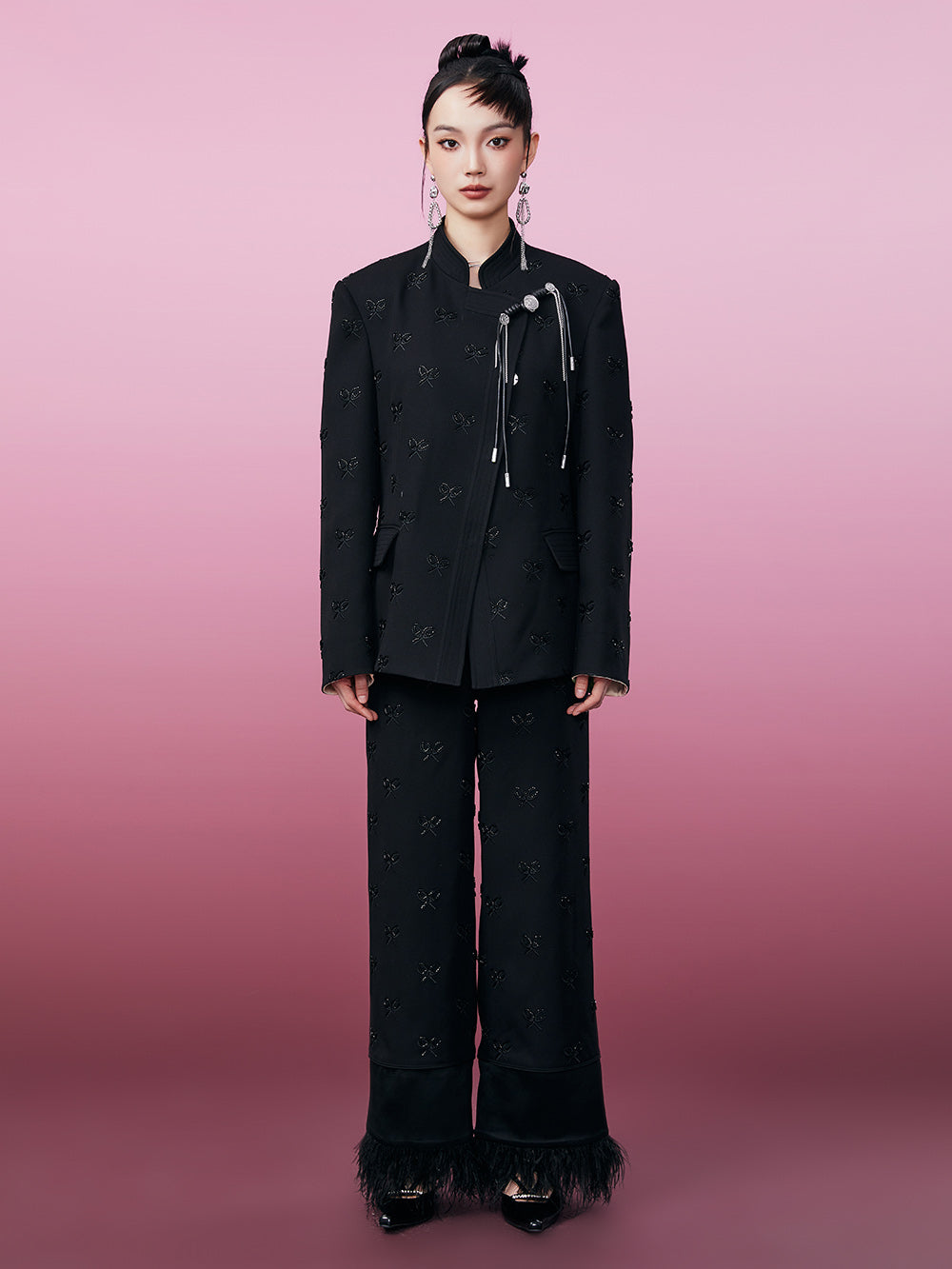 MUKZIN Beaded Slimming Loose Original Pants