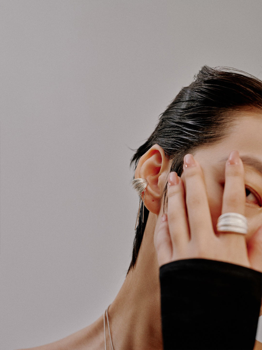 MUKTANKxJUUNNGLE Kunlun S925 Ear Cuff