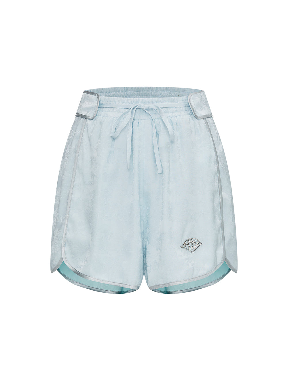 MUKZIN Blue Jacquard Casual Loose Short