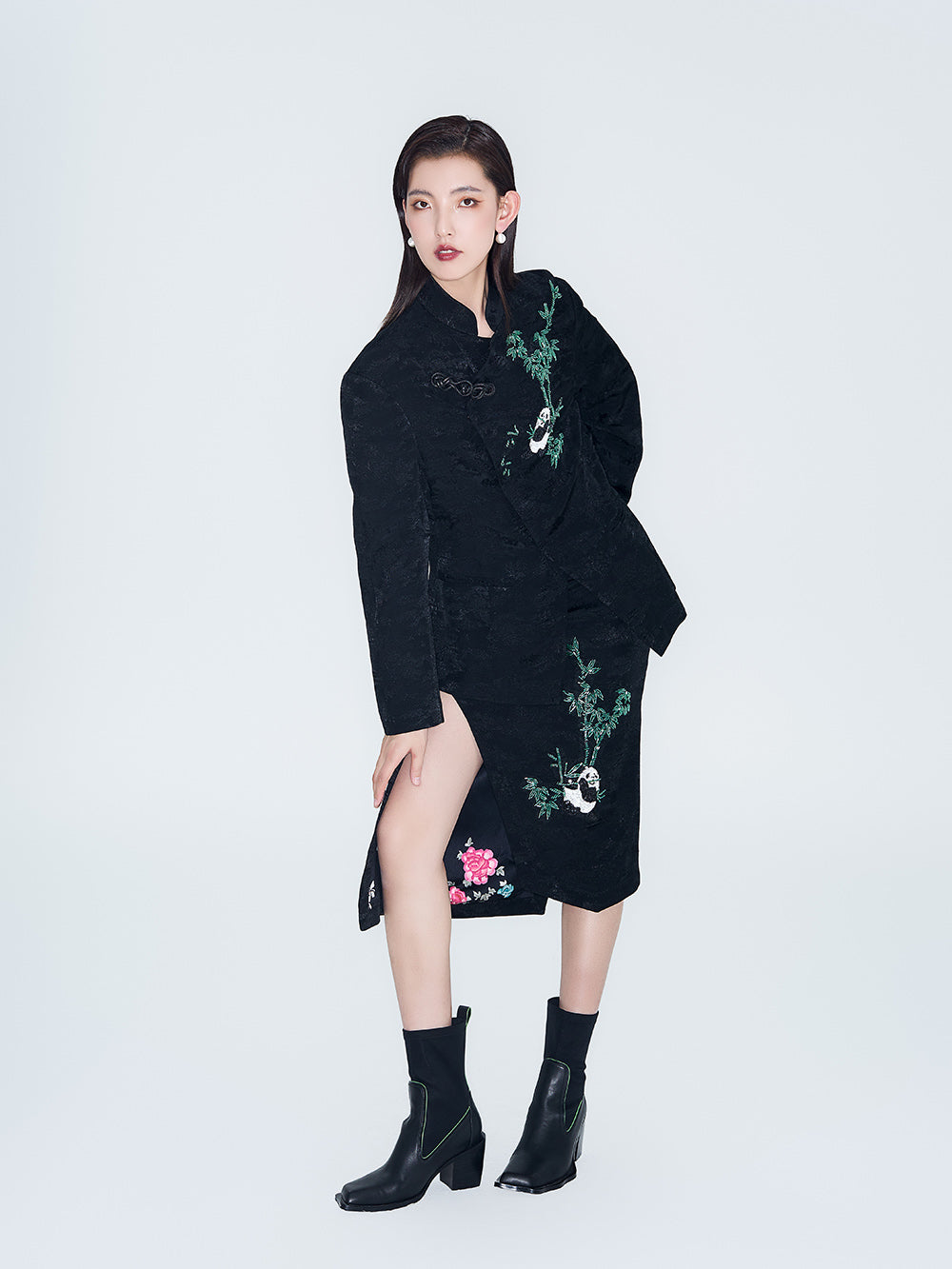 MUKZIN Linglong Asymmetric Neo-Chinese Style Tang Jacket