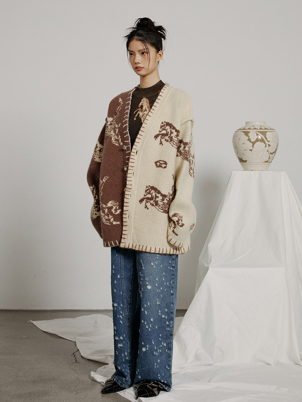 MUKZIN Loose High Quality Comfortable Casual Cardigan