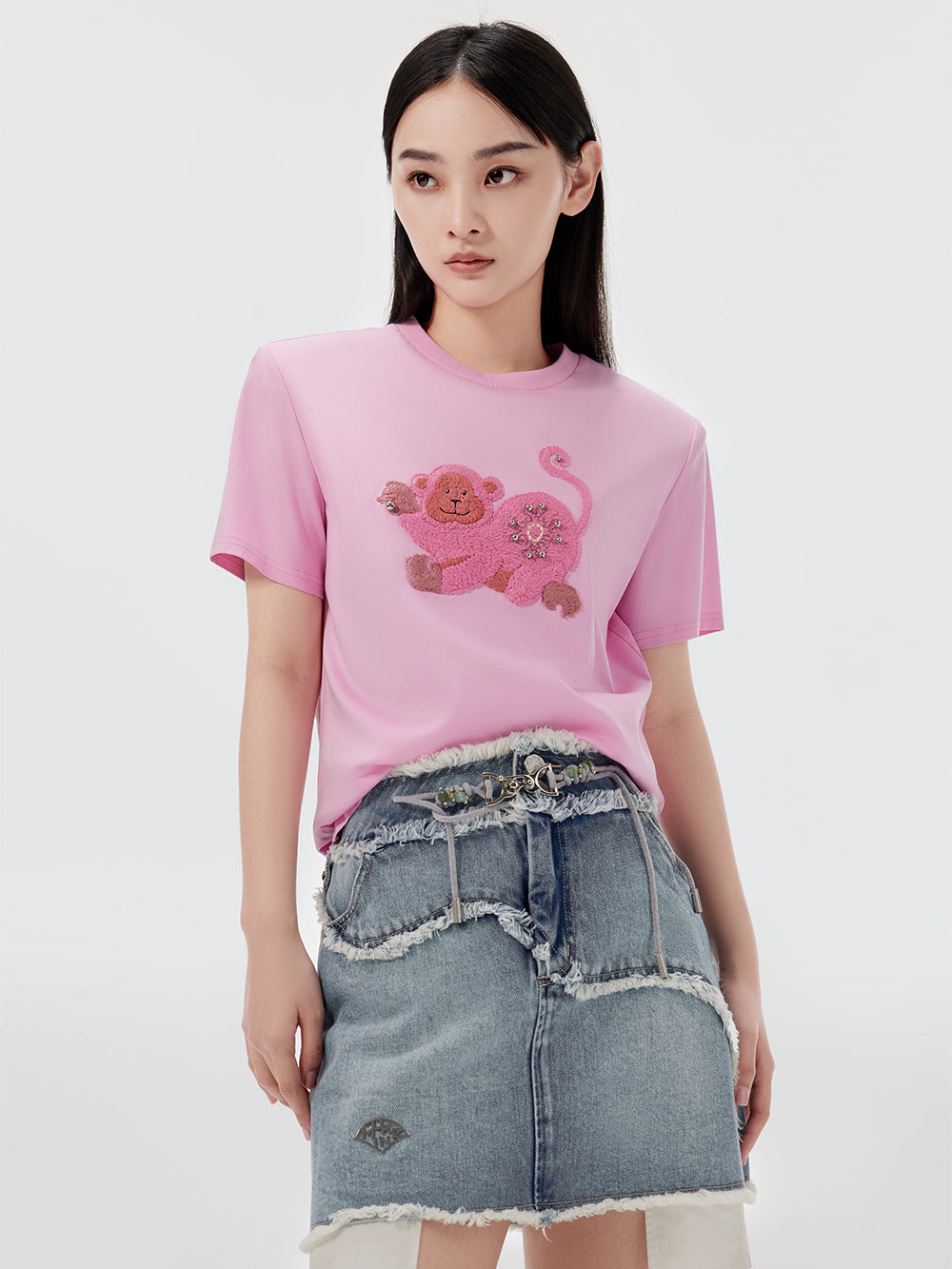 MUKZIN Casual Loose Animal Print T-shirt