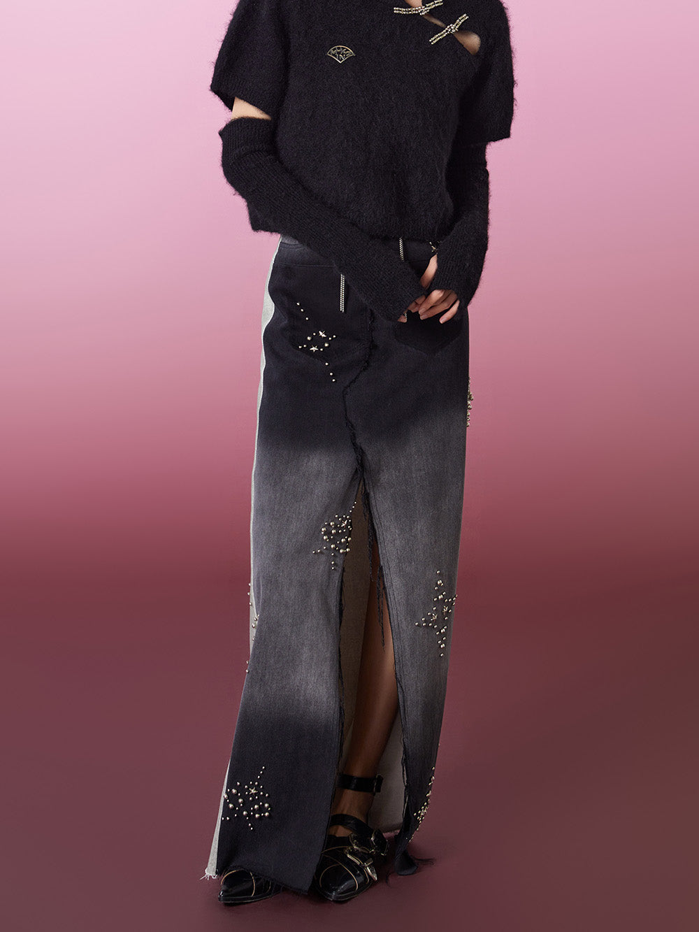 MUKZIN New style Spliced Loose Comfortable Skirt