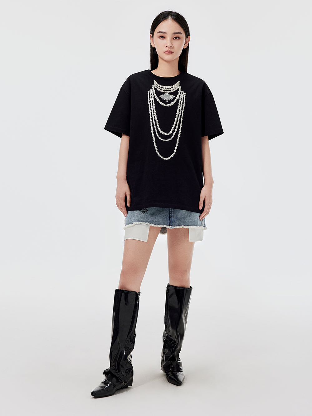 MUKZIN Pure Cotton Loose Casual Versatile T-shirt