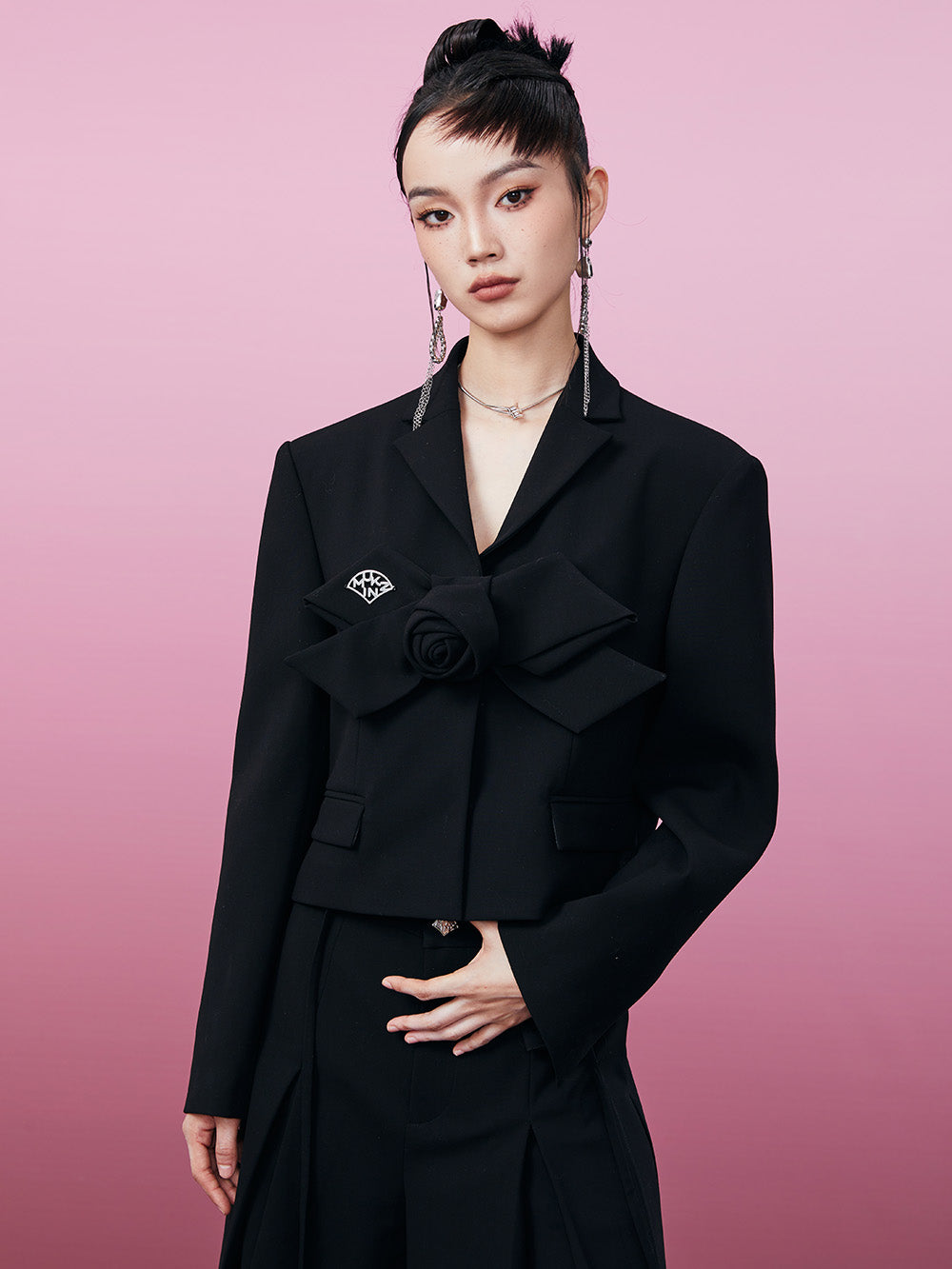 MUKZIN Temperament Black Slimming Original High-quality Suit