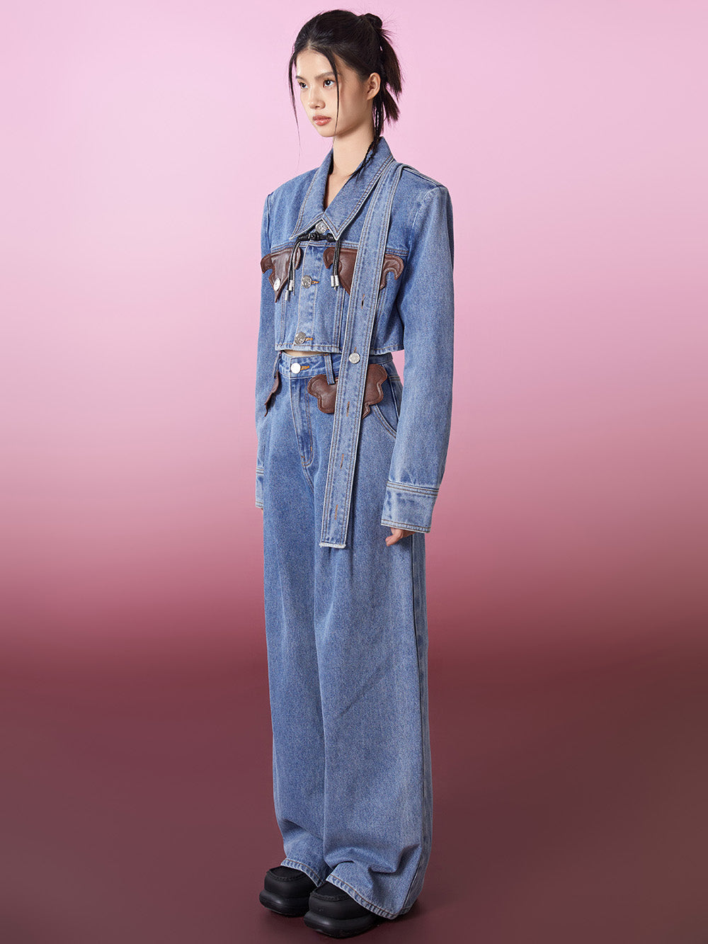 MUKZIN Casual Simple Versatile Loose Jeans