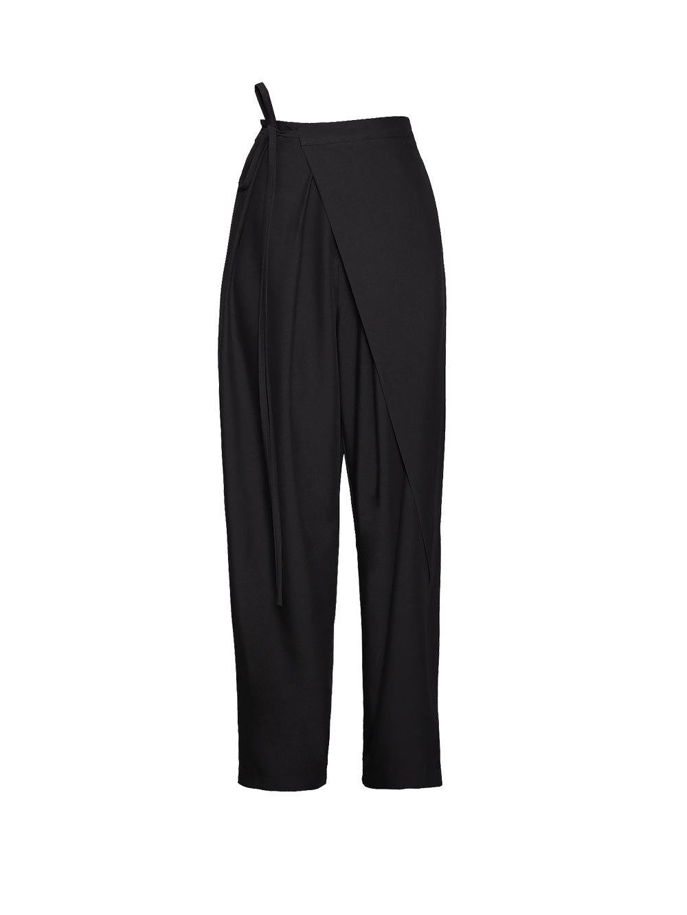 MUKTANKxCUUDICLAB Diagonal Placket Strap Suit Pants