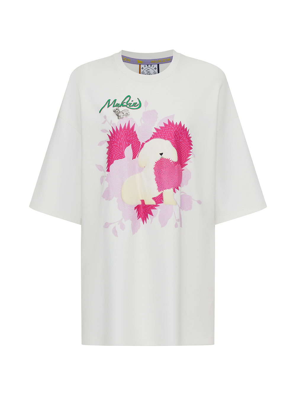 MUKZIN 2-Color Loose Casual Cute Printed T-shirt