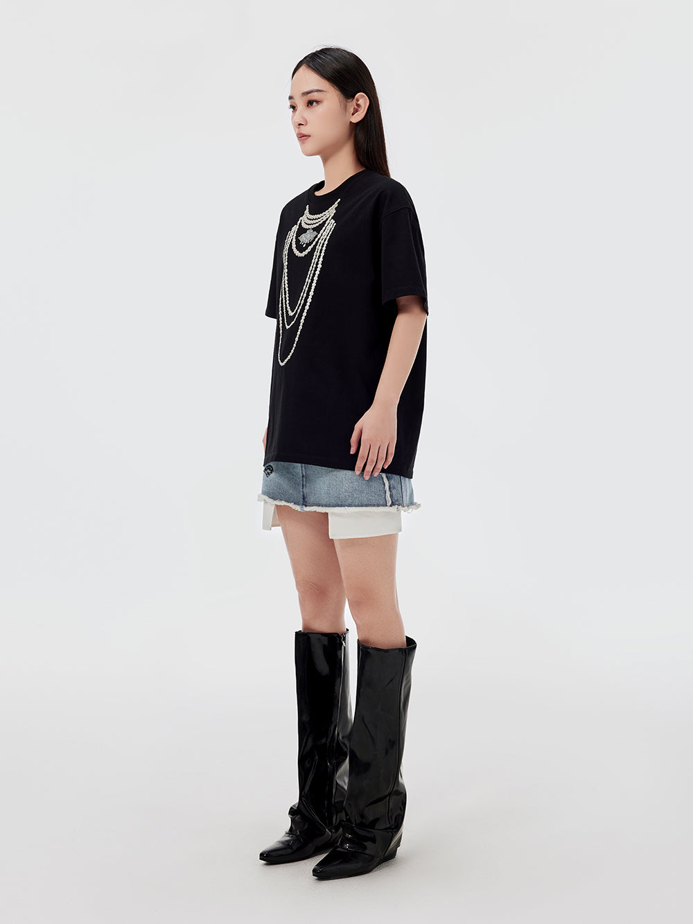 MUKZIN Pure Cotton Loose Casual Versatile T-shirt