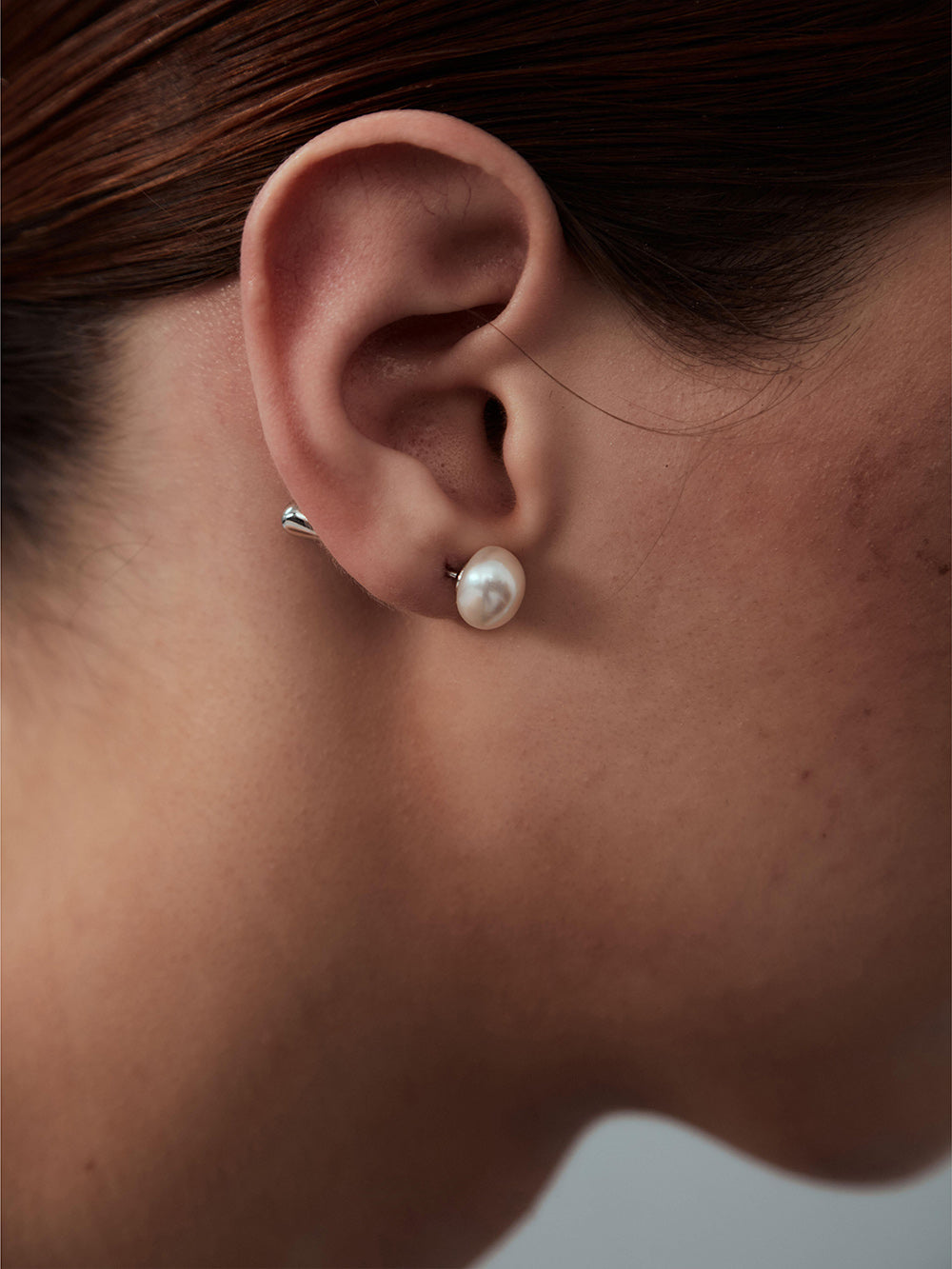 MUKTANKxPEARLONA DANGEROUS GARDEN-Baroque Pearl Earrings