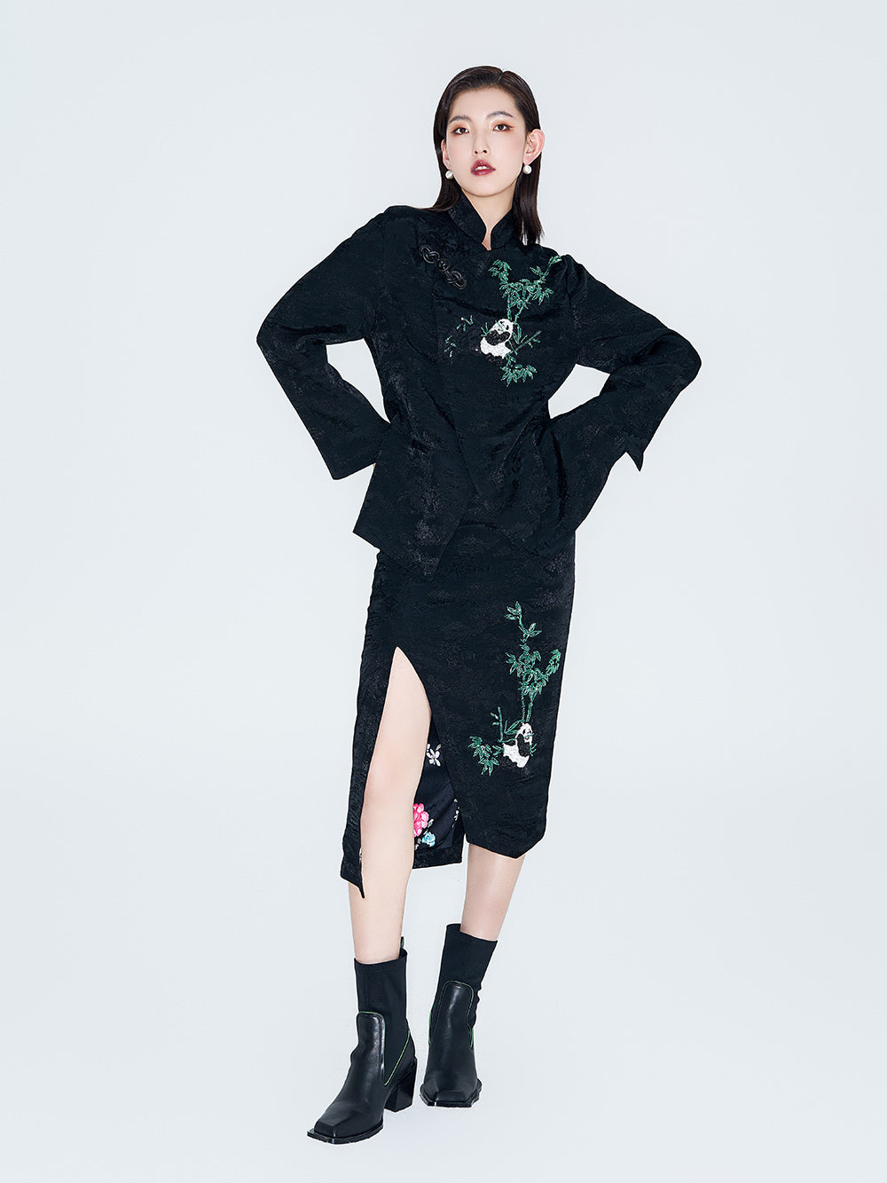 MUKZIN Linglong Asymmetric Neo-Chinese Style Tang Jacket