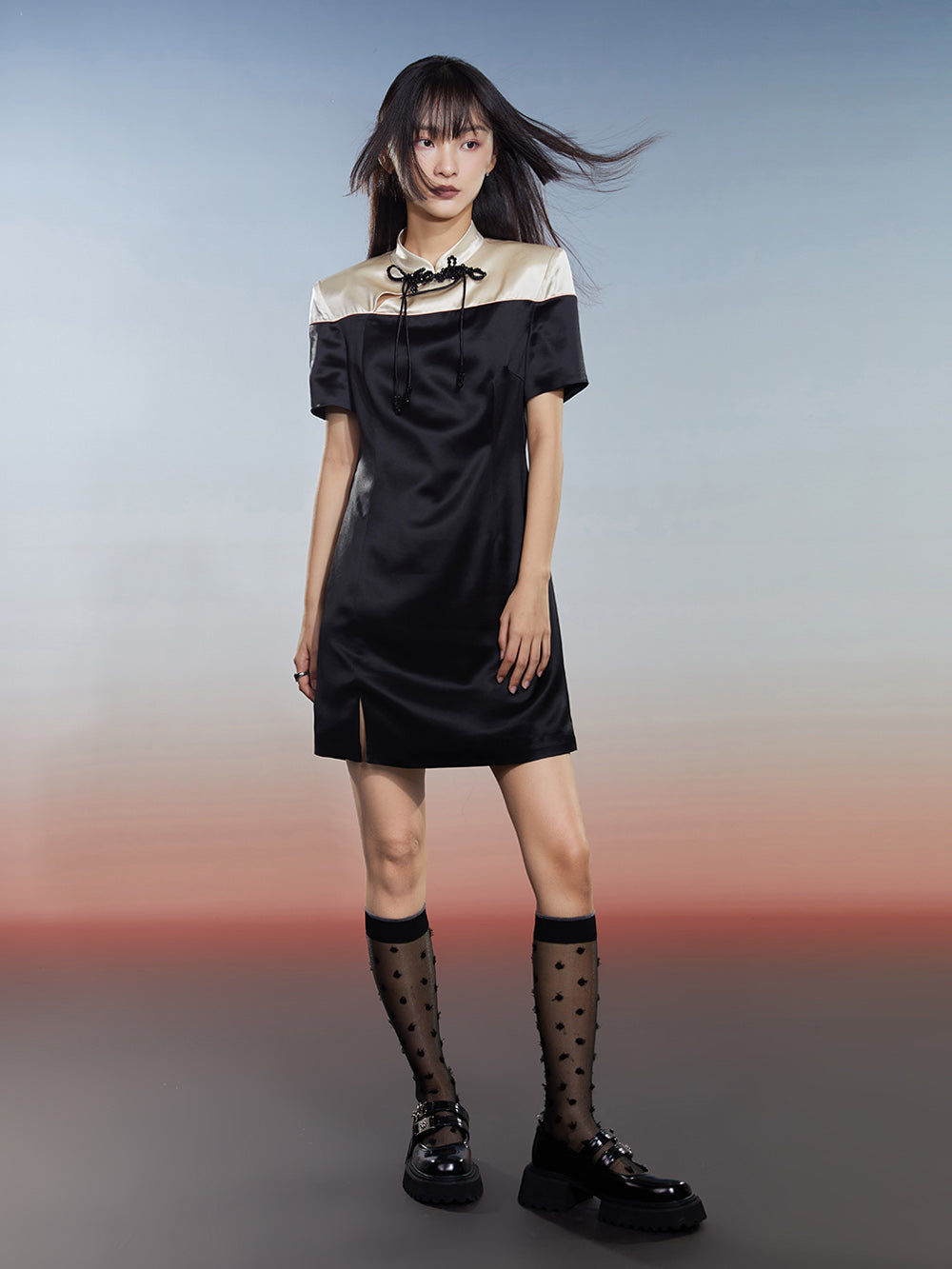 MUKZIN Stitched High-quality Comfortable Chinese Cheongsam Dress