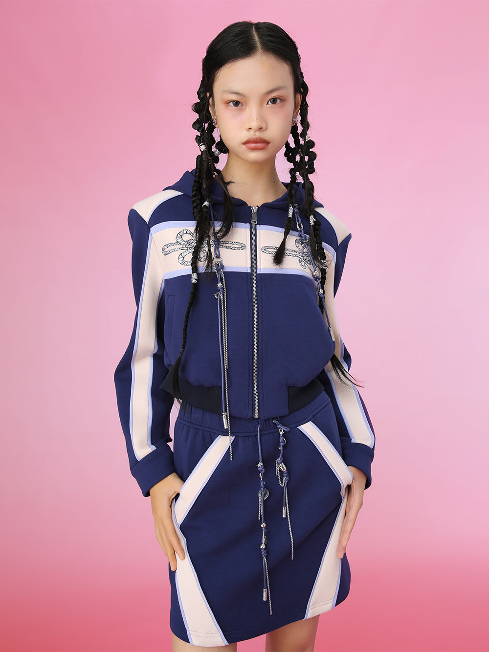 MUKZIN Splicing Age-reducing Comfortable High-quality Sports Hoodie