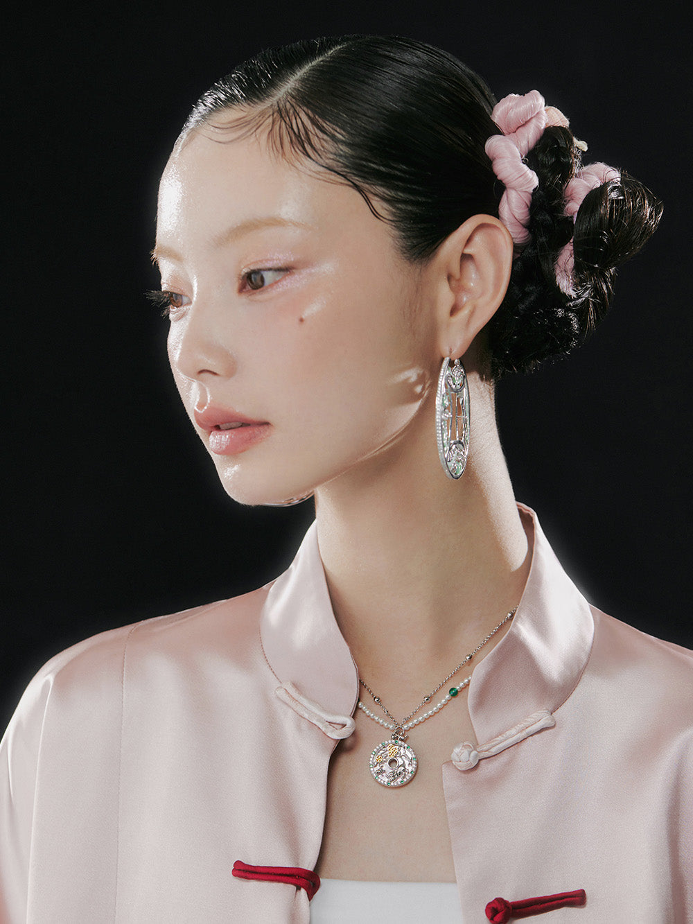 MUKTANK x GEL E LUA Dragon Coin Statement Earrings