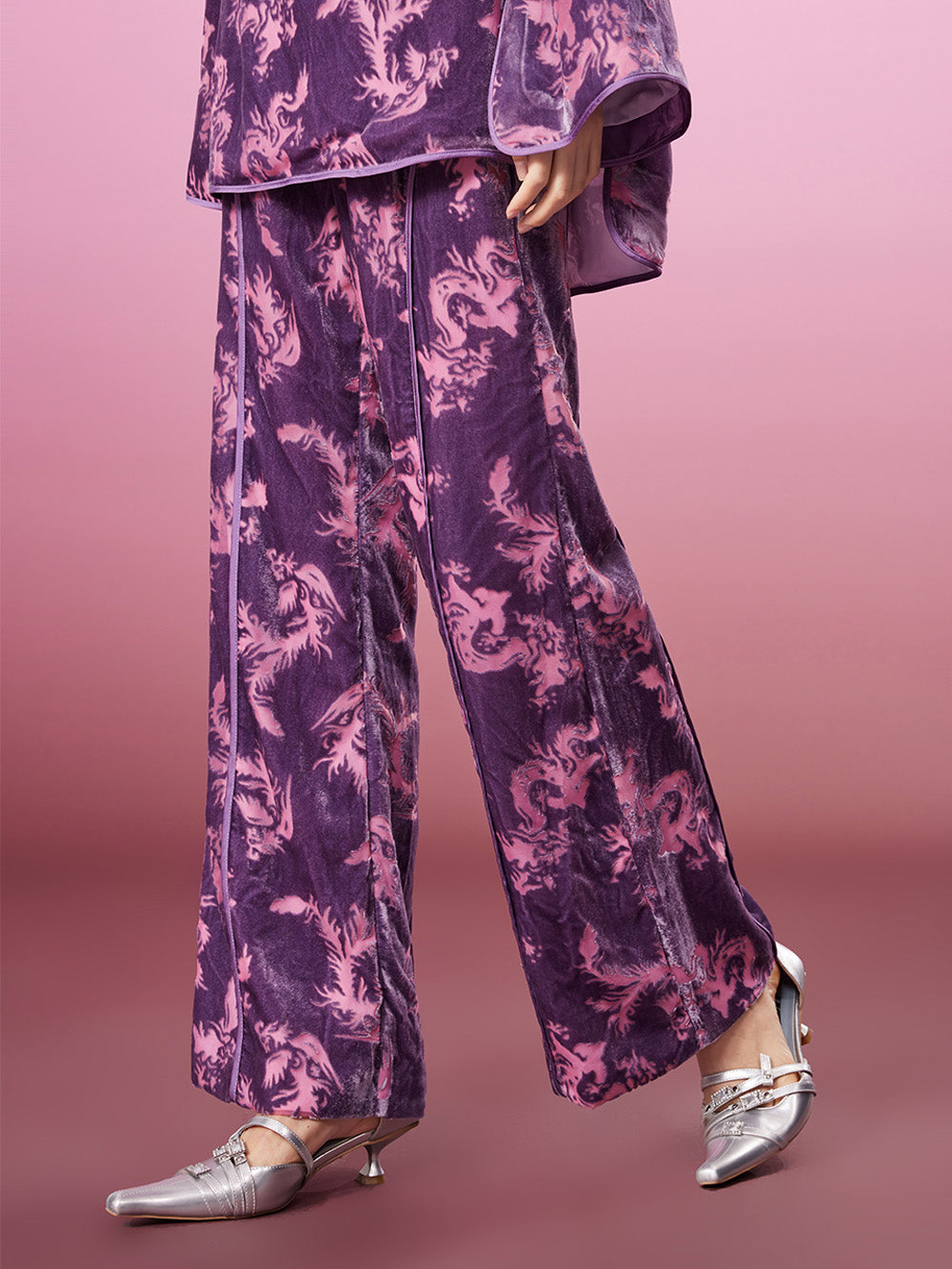 MUKZIN New Printed Loose Velvet Comfortable Trousers