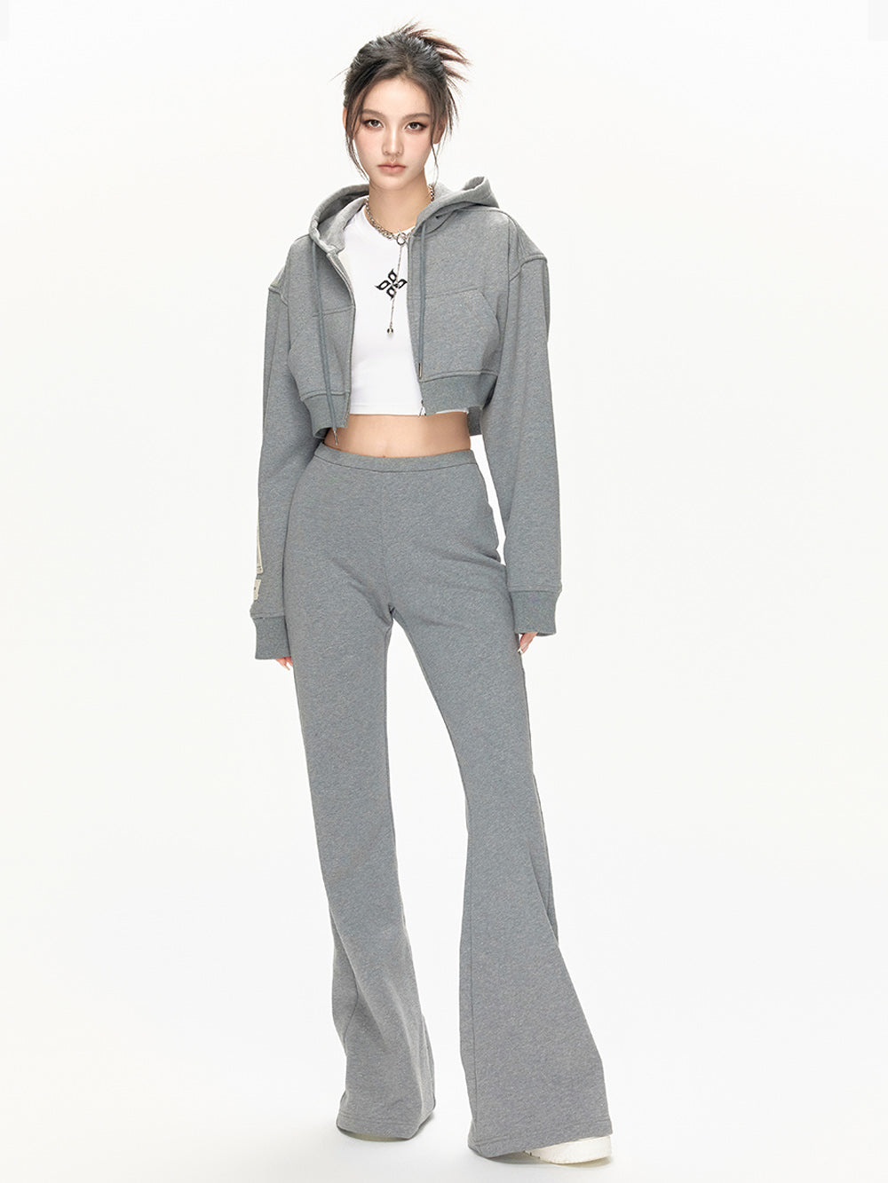 MUKTANKxARDENCODE W FREEDOM Loose Cotton Hoodie