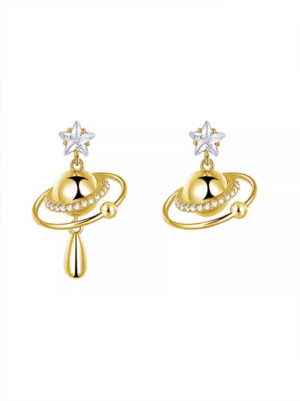 MUKTANK x SUN HUNTER Small-sized Planet Earrings