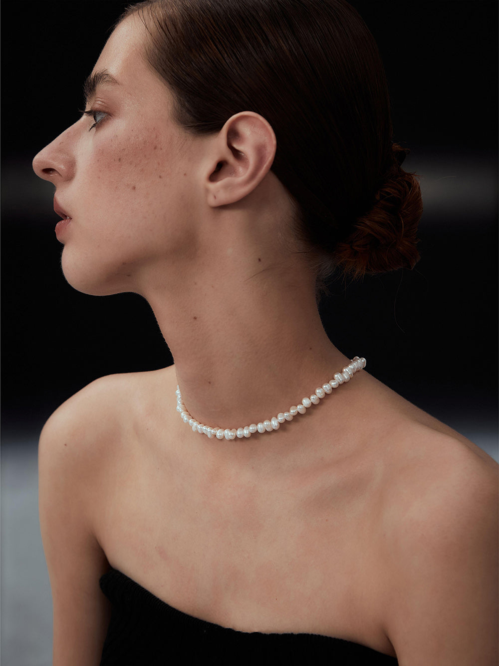 MUKTANKxPEARLONA Dangerous Garden -Baroque Pearl Twin Necklace