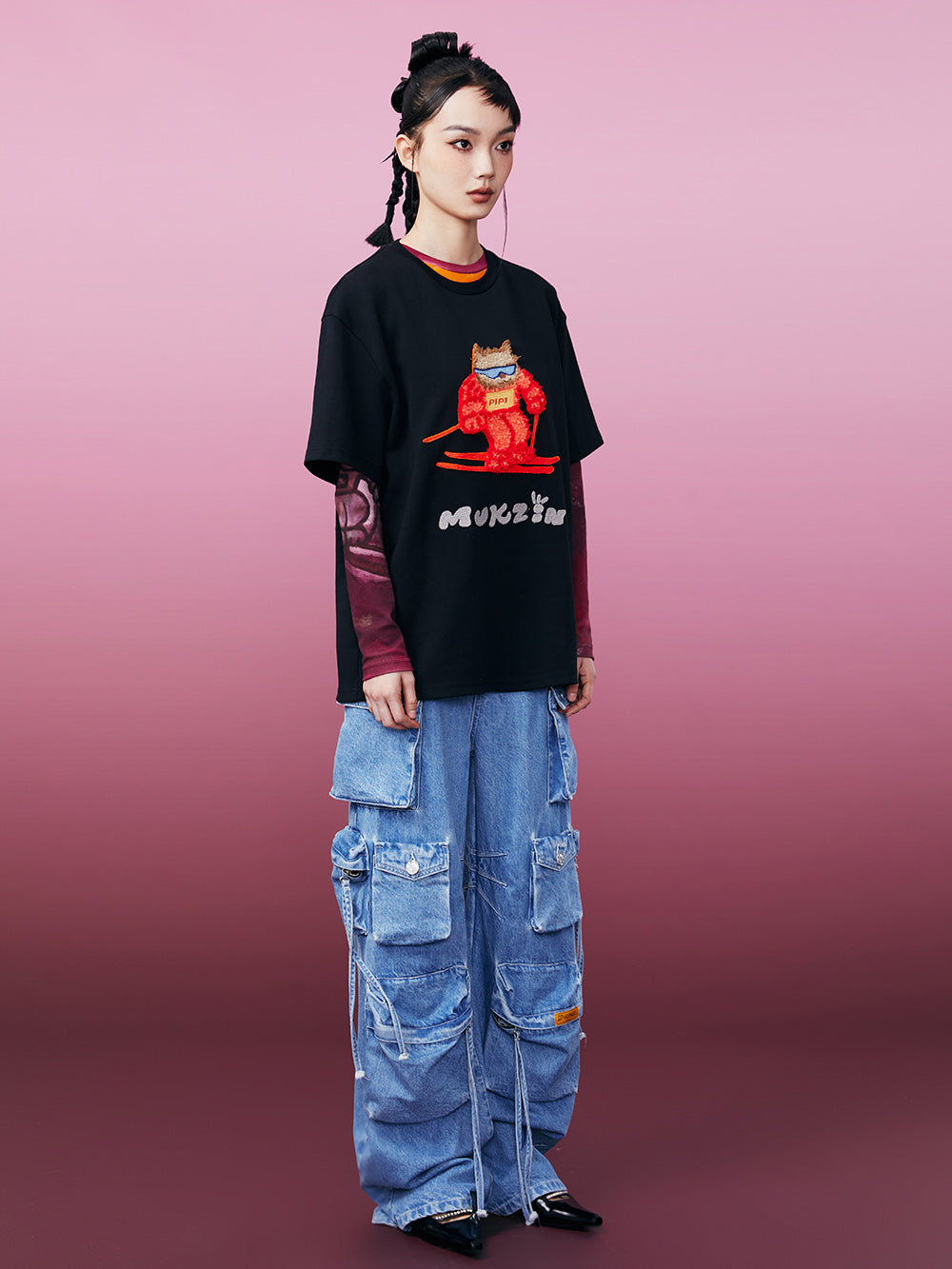 MUKZIN Classic Loose Casual Comfortable T-shirt 2-colors