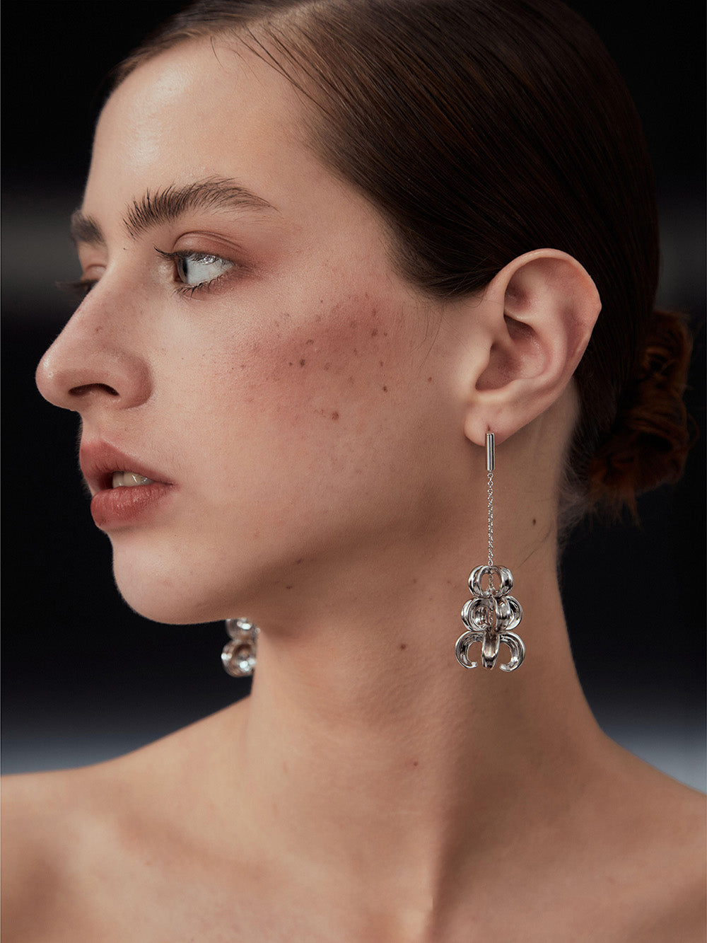 MUKTANK x PEARLONA Dangerous Garden -Pineapple Baroque Pearl Wind Chime Earrings