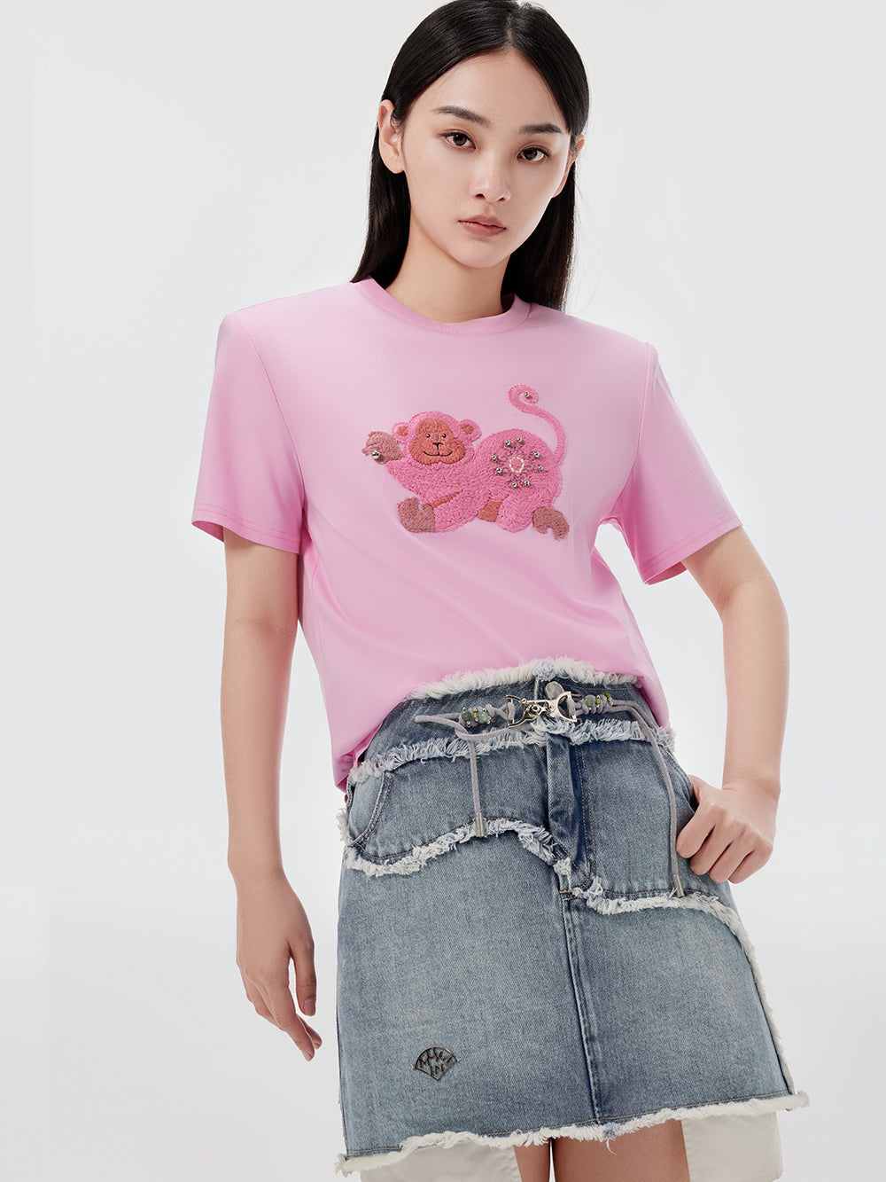 MUKZIN Casual Loose Animal Print T-shirt