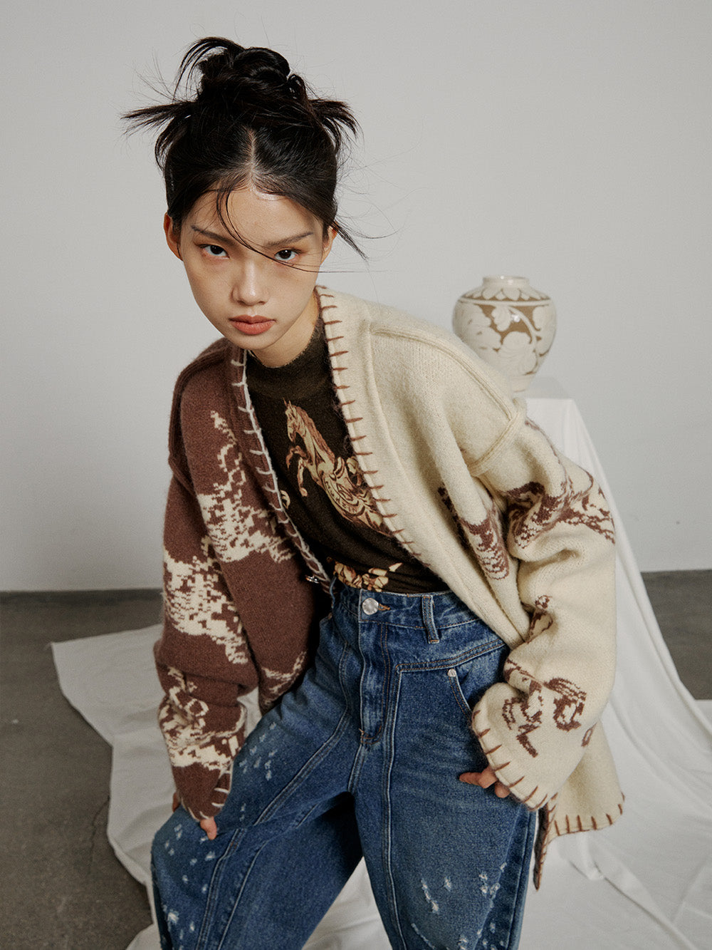 MUKZIN Loose High Quality Comfortable Casual Cardigan