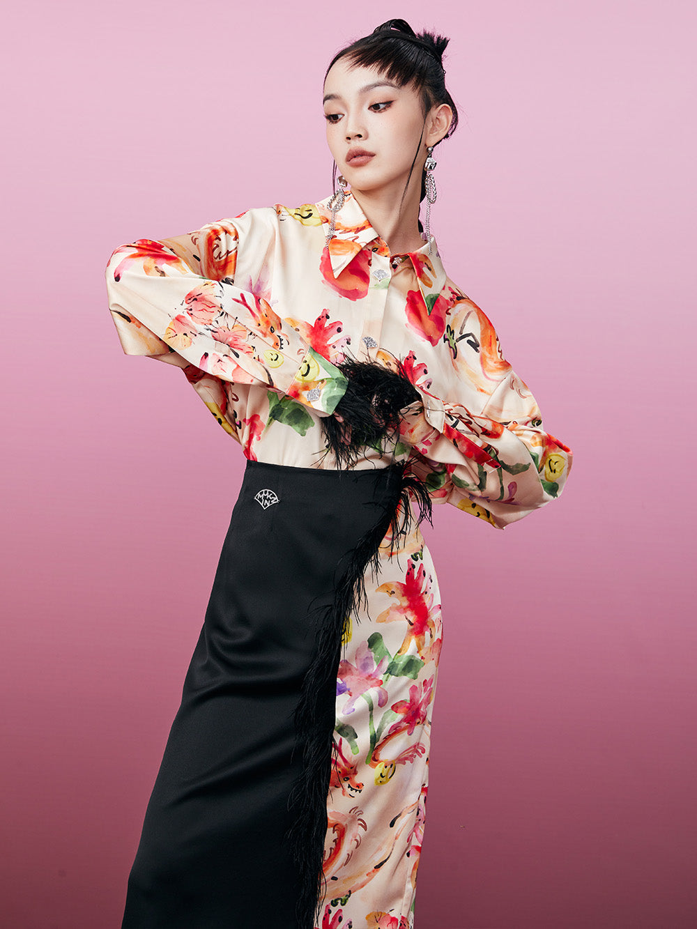 MUKZIN Stylish Patchwork New Charming Skirt