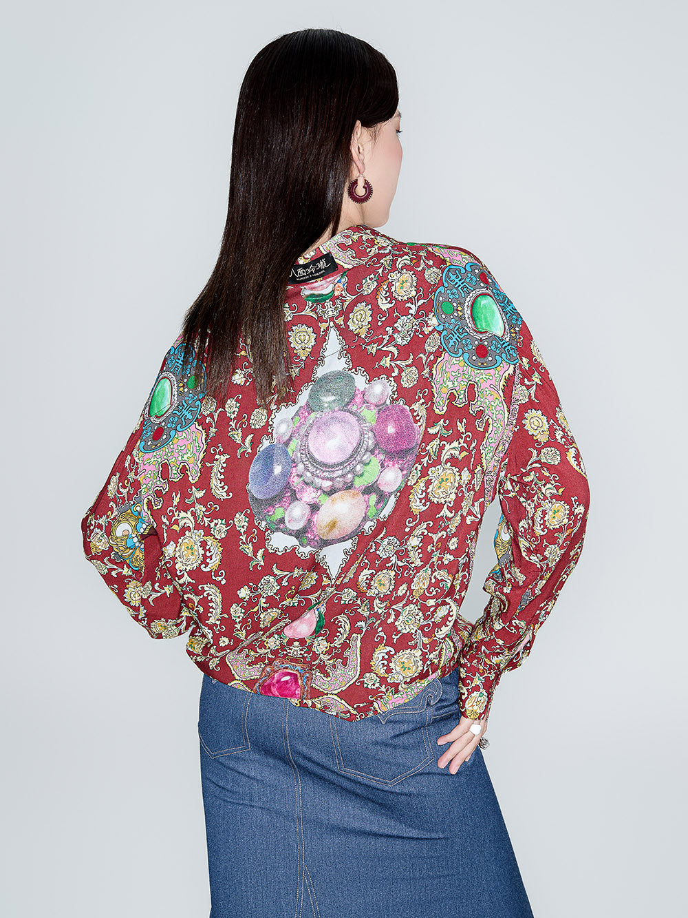 MUKZIN Linglong Series Retro Print Shirt