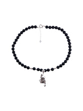 MUKTANK X QUANDO Starwizard Black Agate Beaded Necklace
