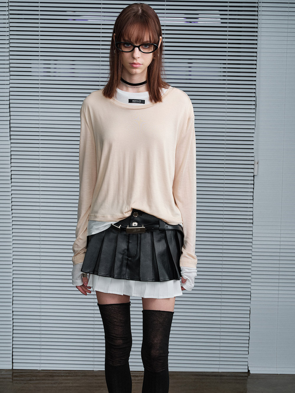 MUKTANK X MODULER Double Layer Designed Skirt