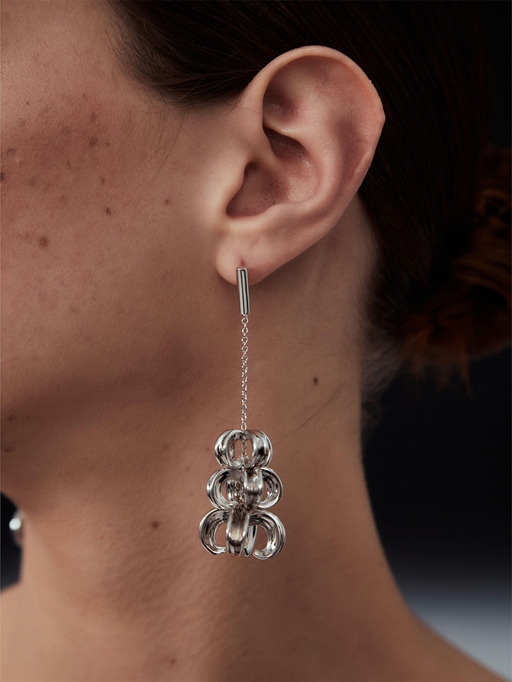 MUKTANK x PEARLONA Dangerous Garden -Pineapple Baroque Pearl Wind Chime Earrings