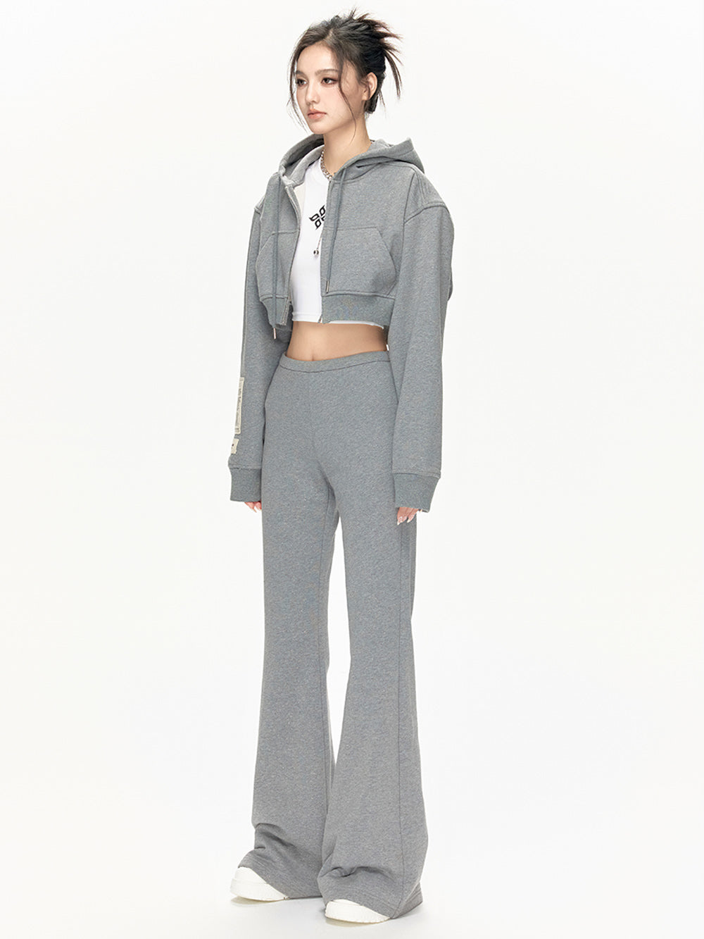 MUKTANKxARDENCODE W FREEDOM Loose Cotton Hoodie