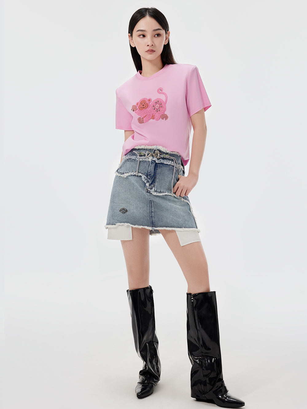 MUKZIN Casual Loose Animal Print T-shirt