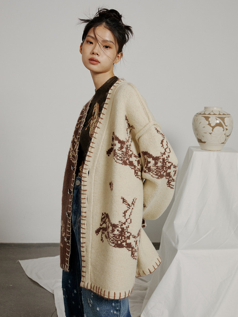 MUKZIN Loose High Quality Comfortable Casual Cardigan