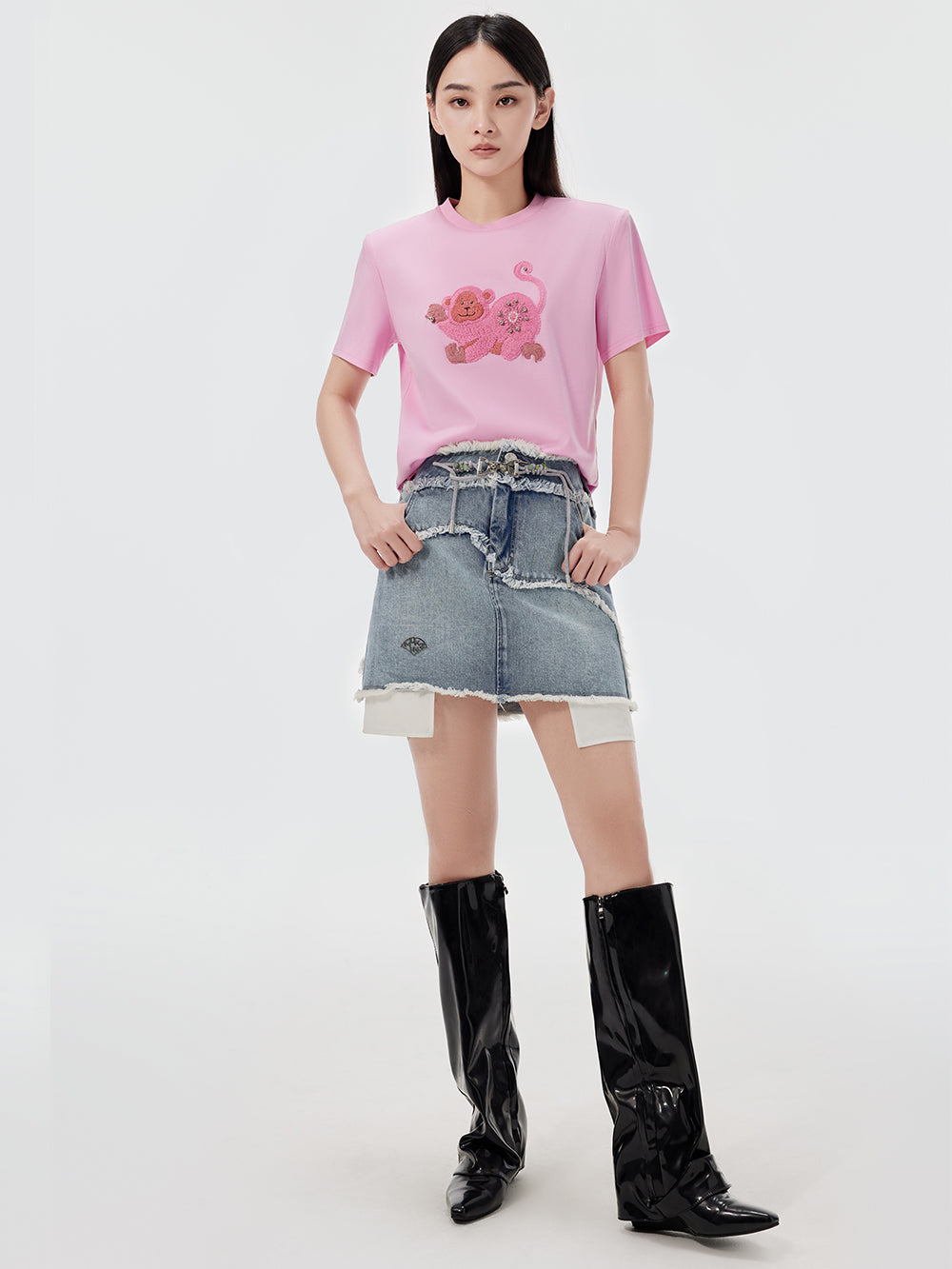 MUKZIN Casual Loose Animal Print T-shirt