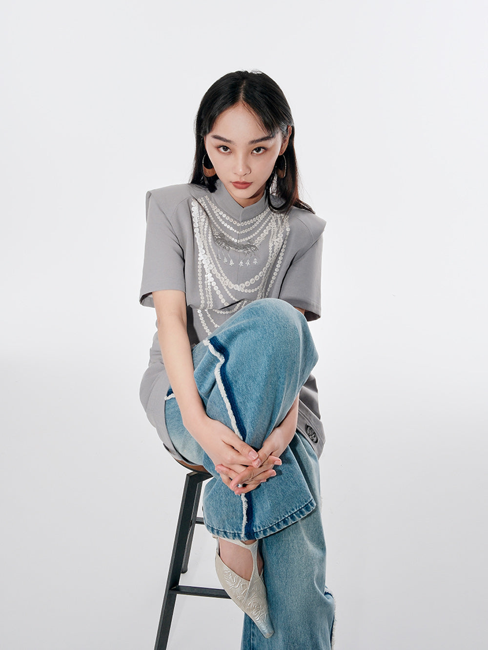 MUKZIN Gray Fashion Dress