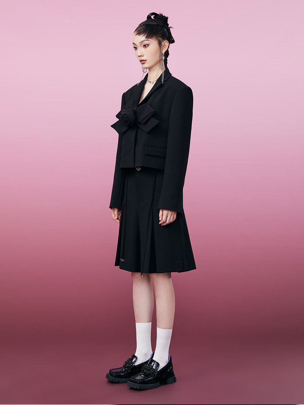 MUKZIN Temperament Black Slimming Original High-quality Suit