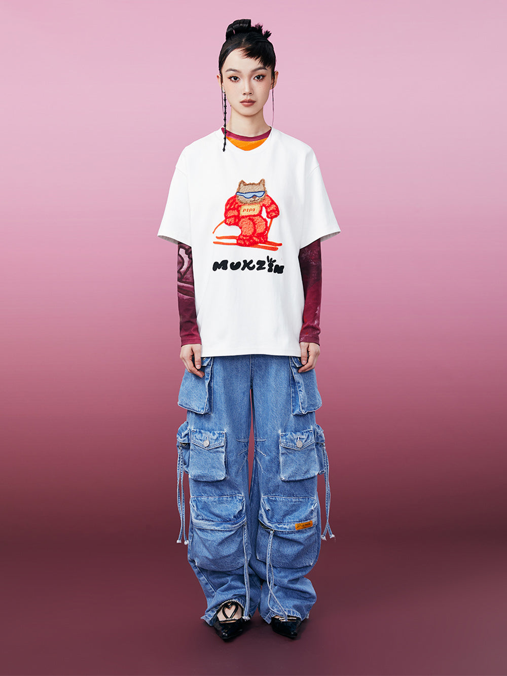 MUKZIN Classic Loose Casual Comfortable T-shirt 2-colors