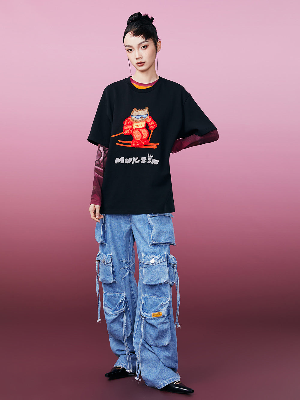 MUKZIN Classic Loose Casual Comfortable T-shirt 2-colors