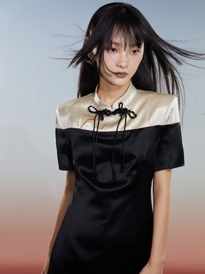 MUKZIN  Stitched High-quality Comfortable Chinese Cheongsam Dress