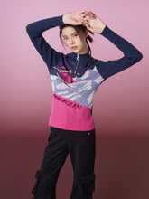 MUKZIN Skiing Women Color Blocking Knited Base Shirt