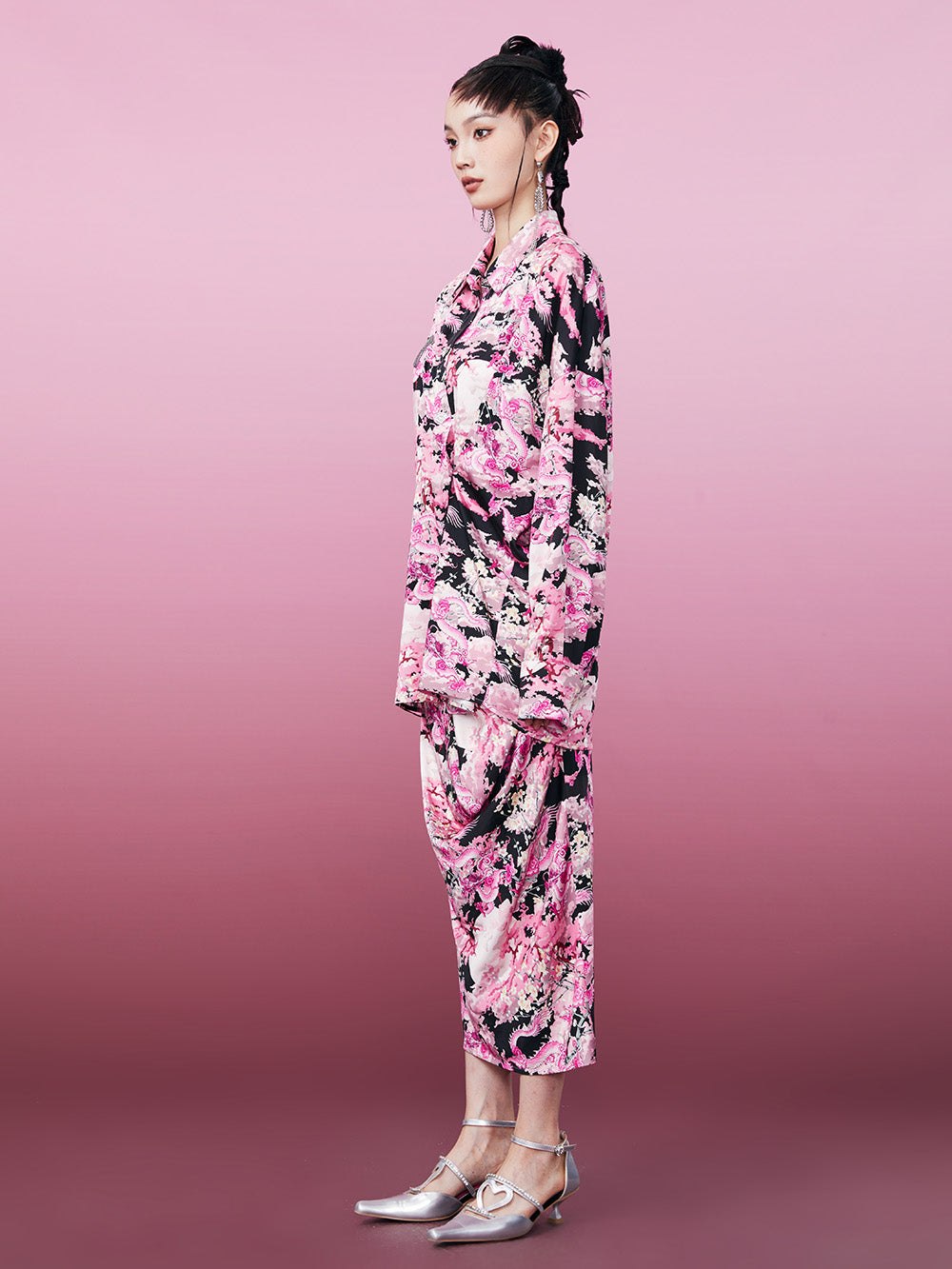 MUKZIN New Style Lpel Printed Loose Shirt