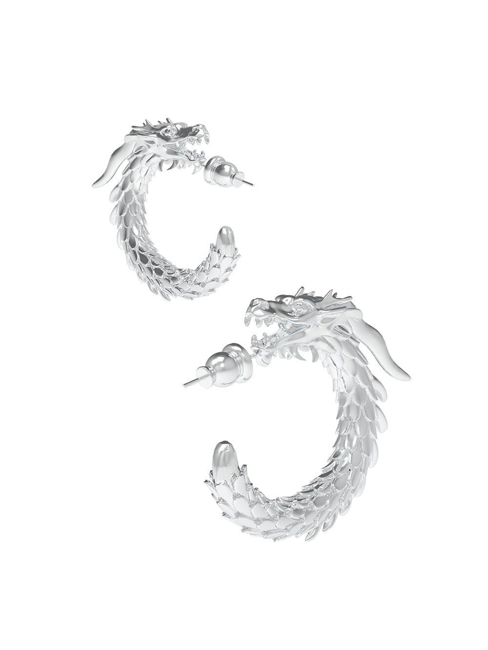 MUKTANK x Mandarin Zan Club Swimming Dragon in the Abyss Earrings Series