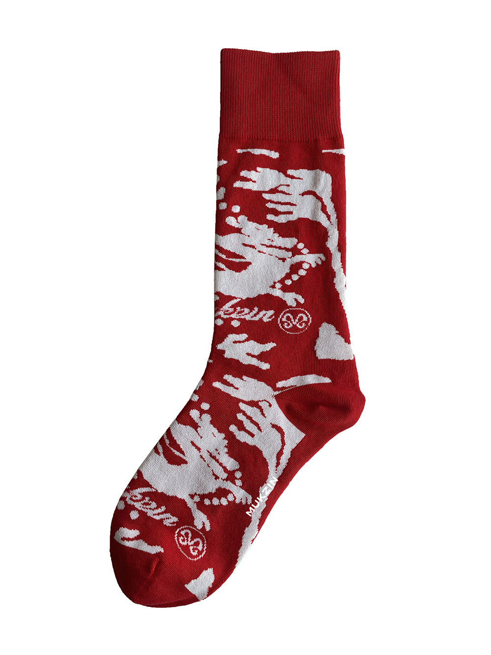 WS Rose Red/ Pink Velvet Turkey Feather Pajamas+Socks