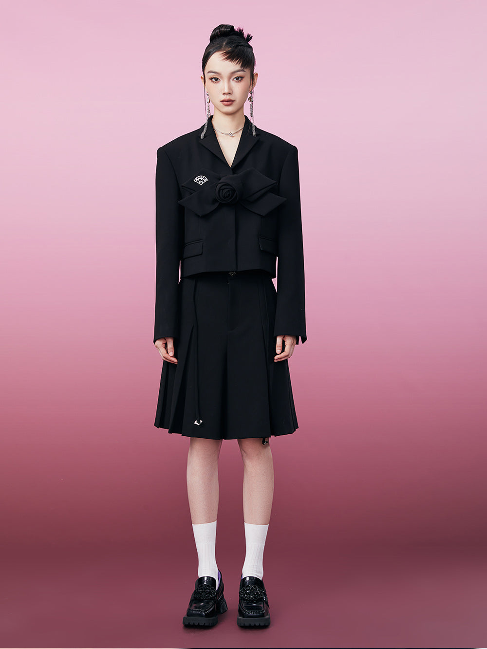 MUKZIN Temperament Black Slimming Original High-quality Suit