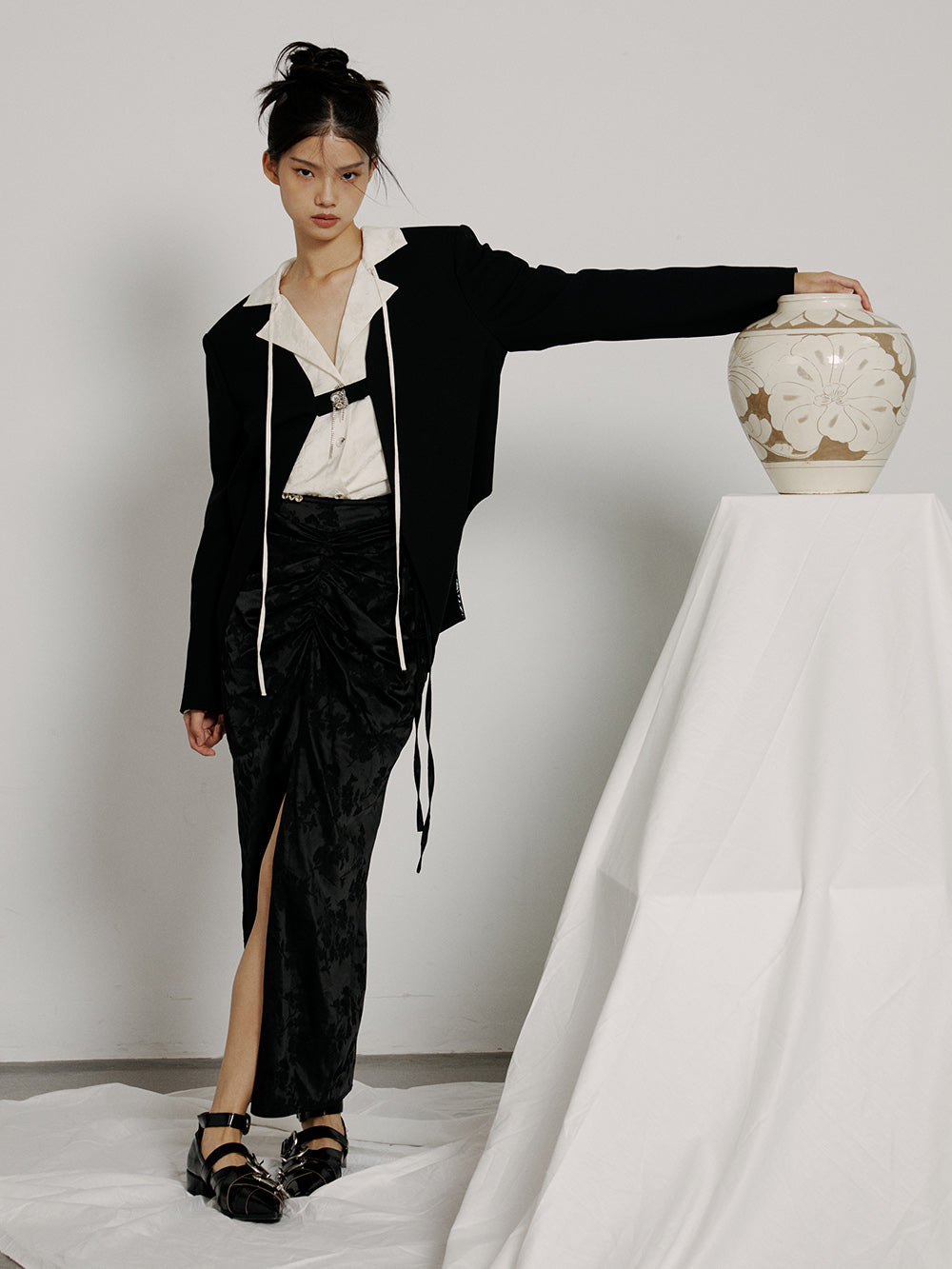MUKZIN Black Slim Fashion Original Suit