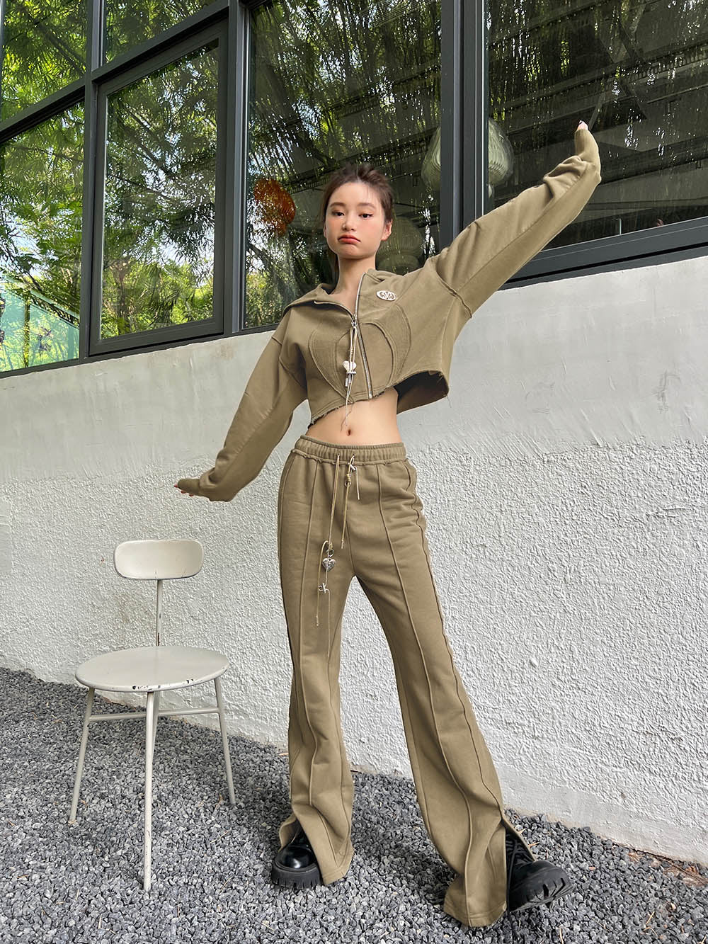 MUKZIN New Sports Style Classic Solid Color Casual Pants