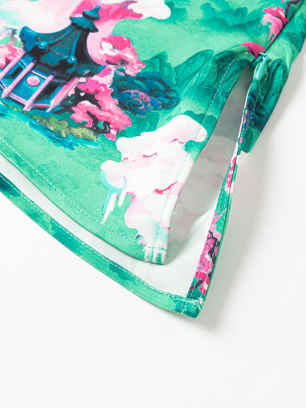 MUKZIN Printed Cool Thin Green Retro Style T-shirts