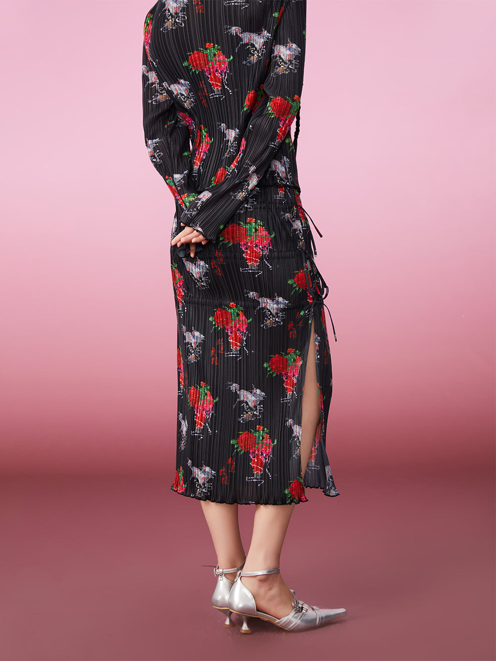MUKZIN Vintage Print Modified Crumpled Undershirts