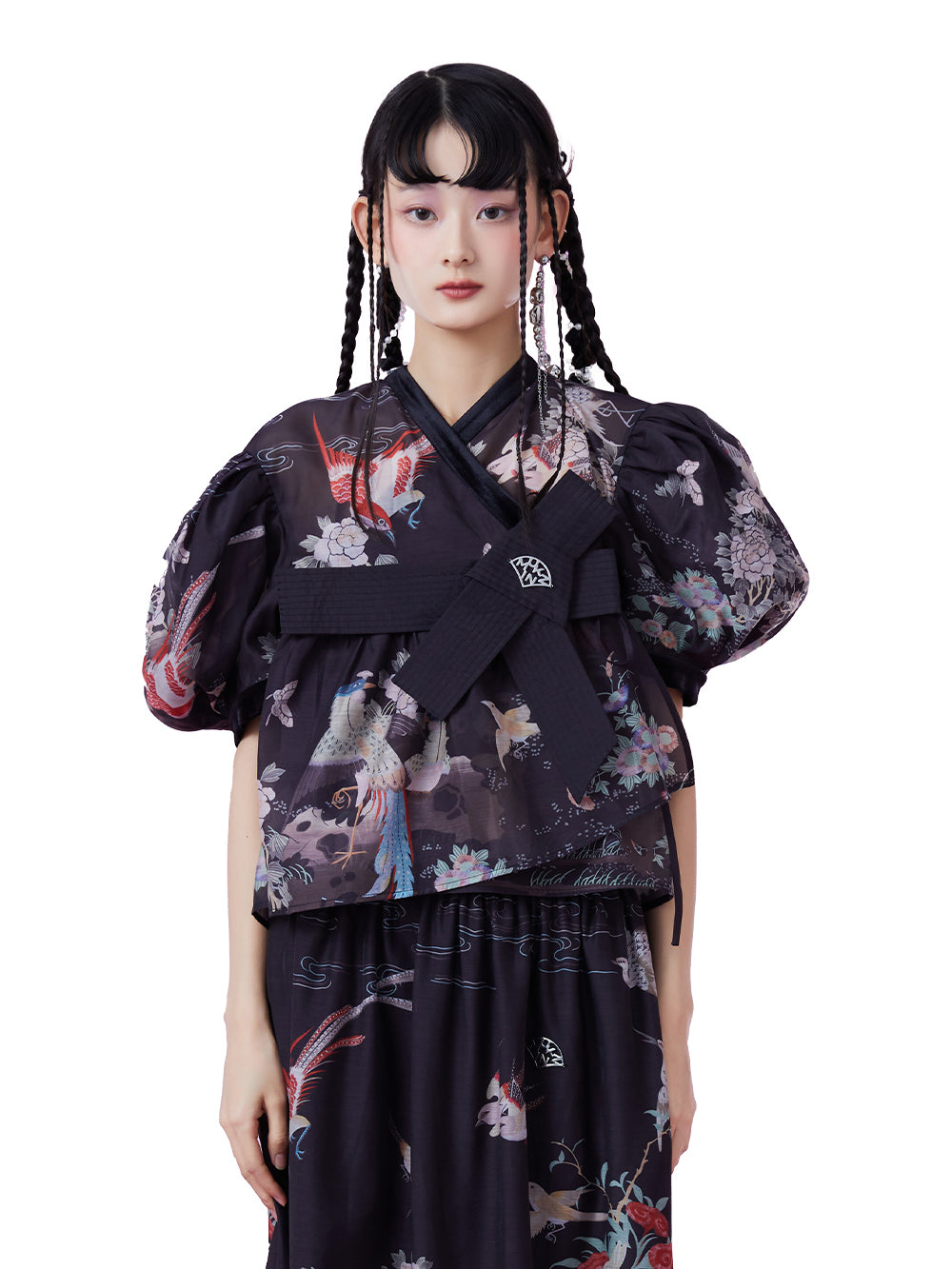 MUKZIN Chinese Style Cool Loose Printed All-match T-shirts